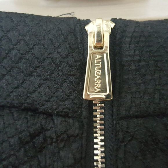 ALTUZARRA Target Black Snakeskin Pencil Skirt 2 - Picture 5 of 7